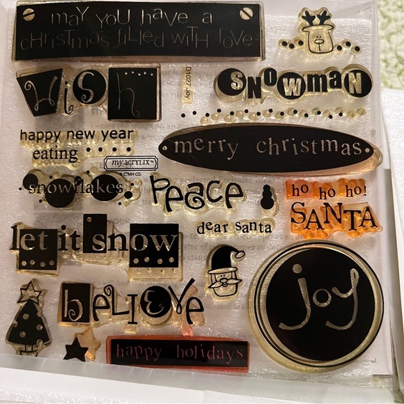 Close to my Heart Stamps set of 5 - Picture 3 of 8